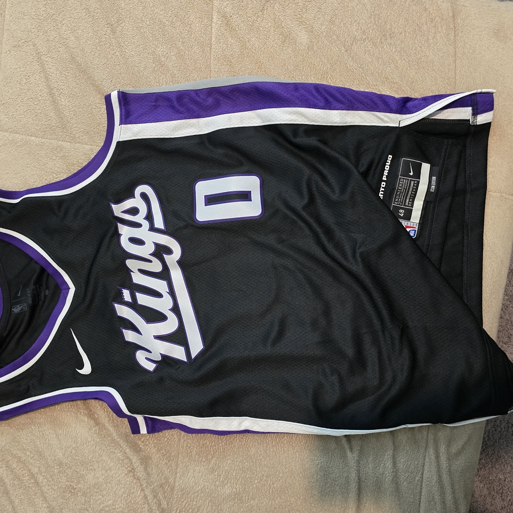 New Size Large Malik Monk Black and Purple Kings Jersey Never Worn $100 OBO